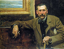 Galdós a sus 51 años. Pintado por Joaquín Sorolla