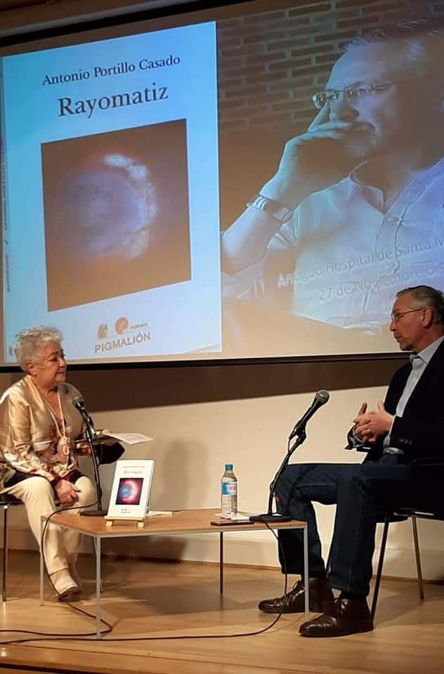 Portada Audio de la entrevista / presentación del libro Rayomatiz en Alcalá de Henares.